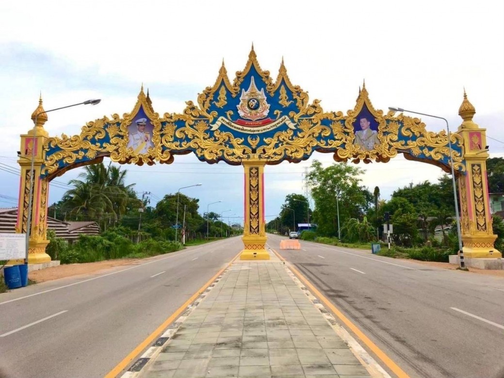ซุ้มเฉลิมพระเกียรติ ออกแบบซุ้มเฉลิมพระเกียรติ 